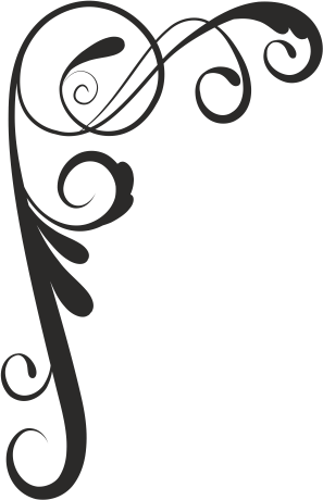 Fancy Swirl Vector - Multiple Custom Bar Necklace, Multiple Personalized (297x460), Png Download