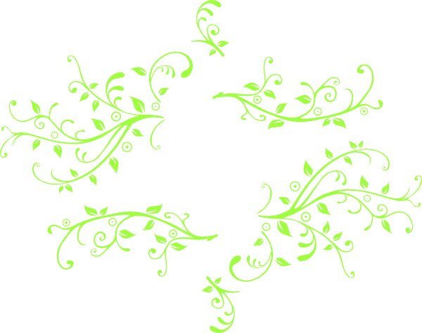 Leaf Swirl Vector Free Vector Download For - Green Swirl Vector Png (600x473), Png Download
