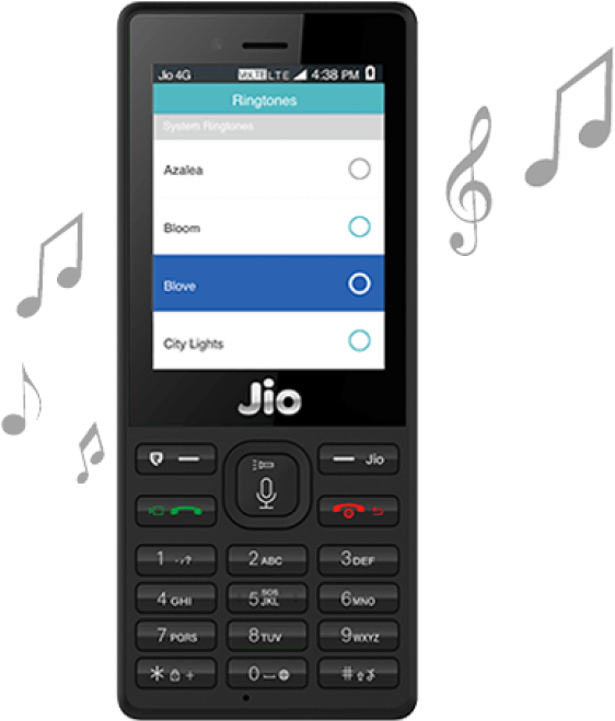 Download Jio Keypad Feature Phone Black Jio Phone 2 Png PNG Image with No Background