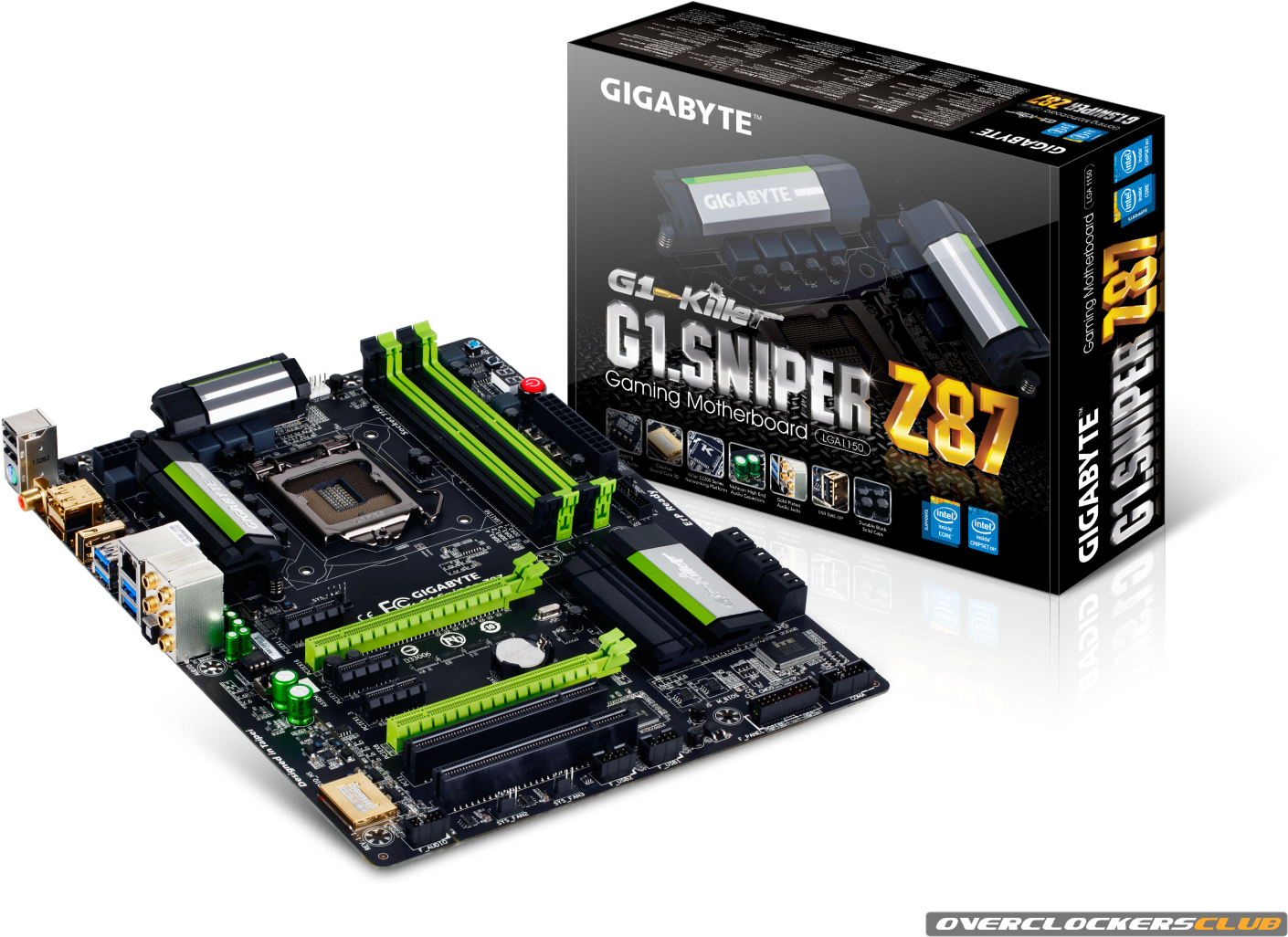 Motherboard Png Hd - Gigabyte Ga-g1.sniper Z87 Mb Gag1.sniper Z87 I7 I5 (1500x1071), Png Download
