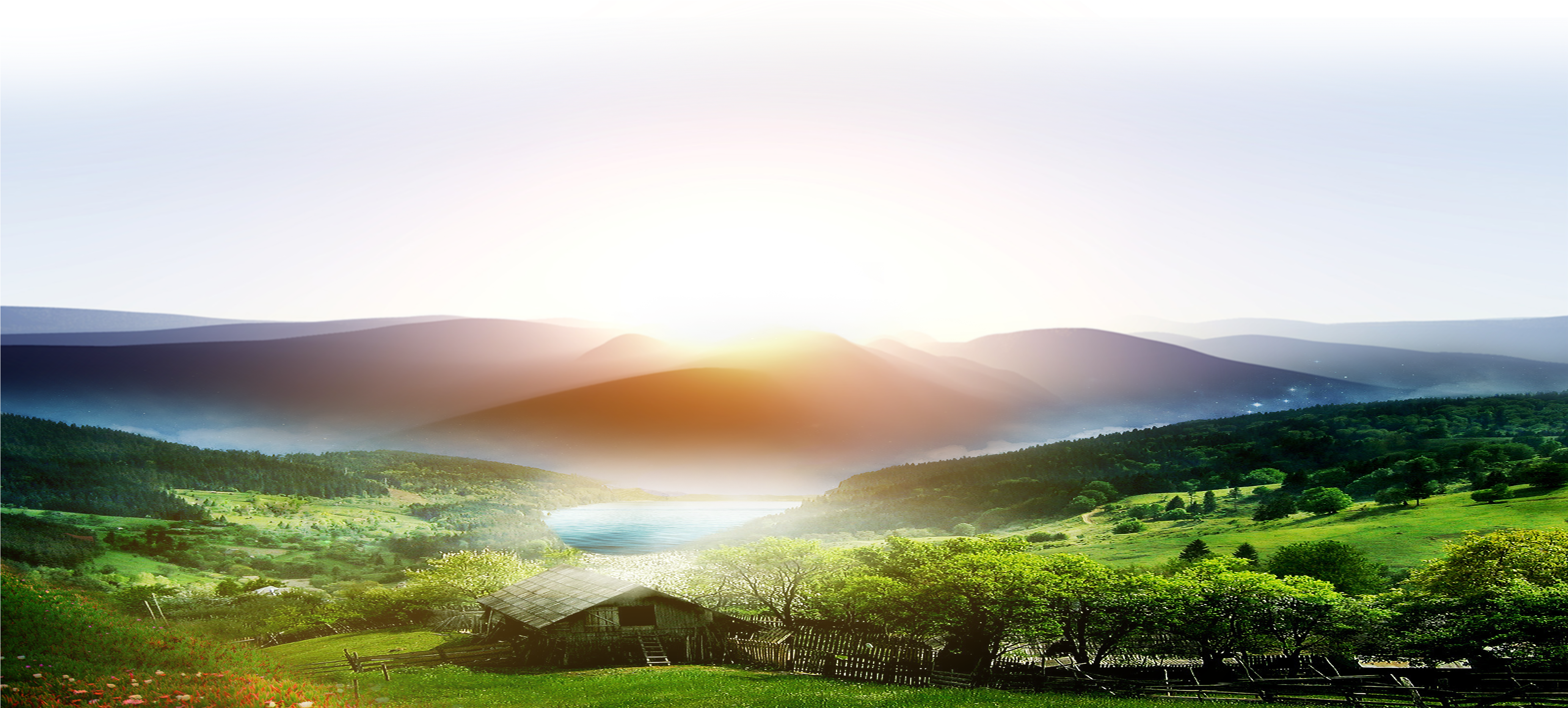 Svg Free Download Morning Dawn Day Transprent Png Free - Amanecer Png (4134x2481), Png Download