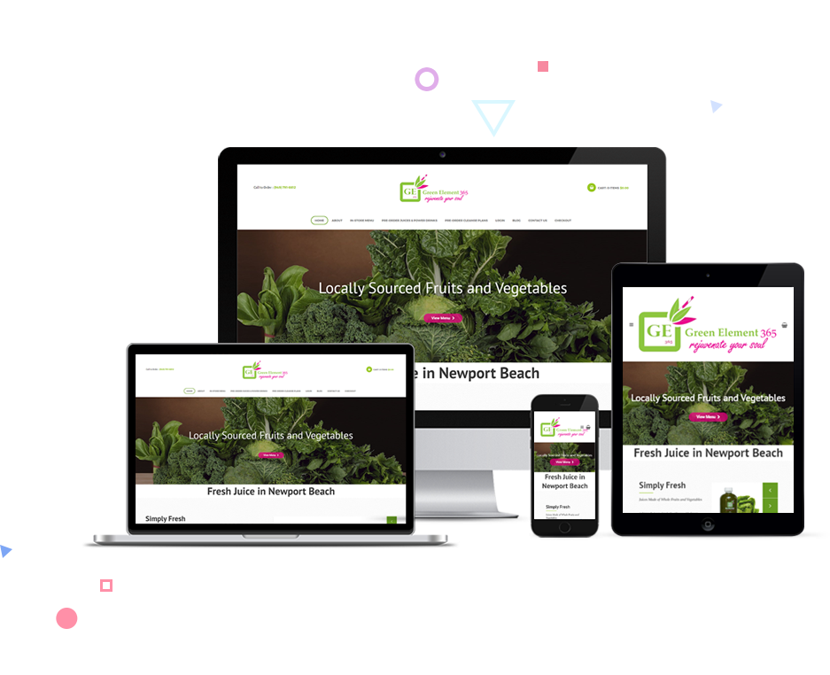Responsive Website Design - Super Greens: Revitalize And Improve Your Well Being (937x762), Png Download