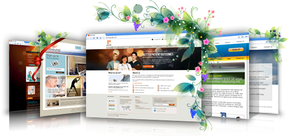 Responsive Website - Web Design Banner Png (571x276), Png Download
