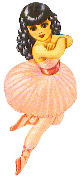 Girl With Pram, Ballet Girl Clip Art - Girl (272x605), Png Download