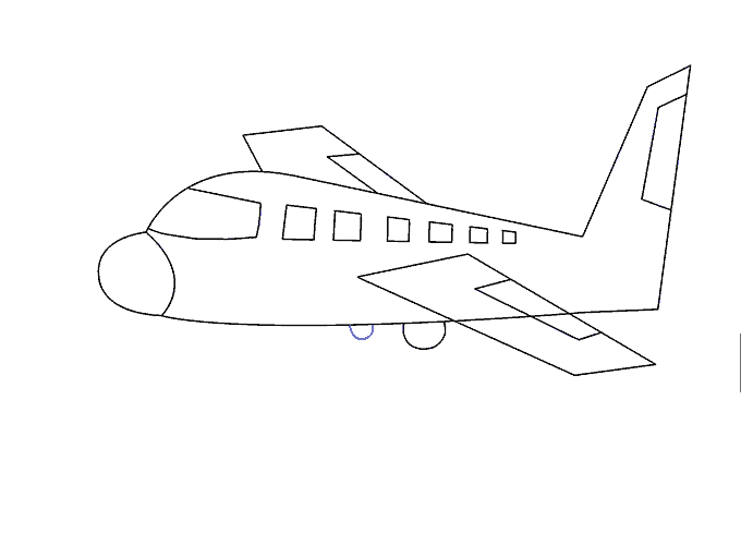 How To Draw An Airplane (680x500), Png Download