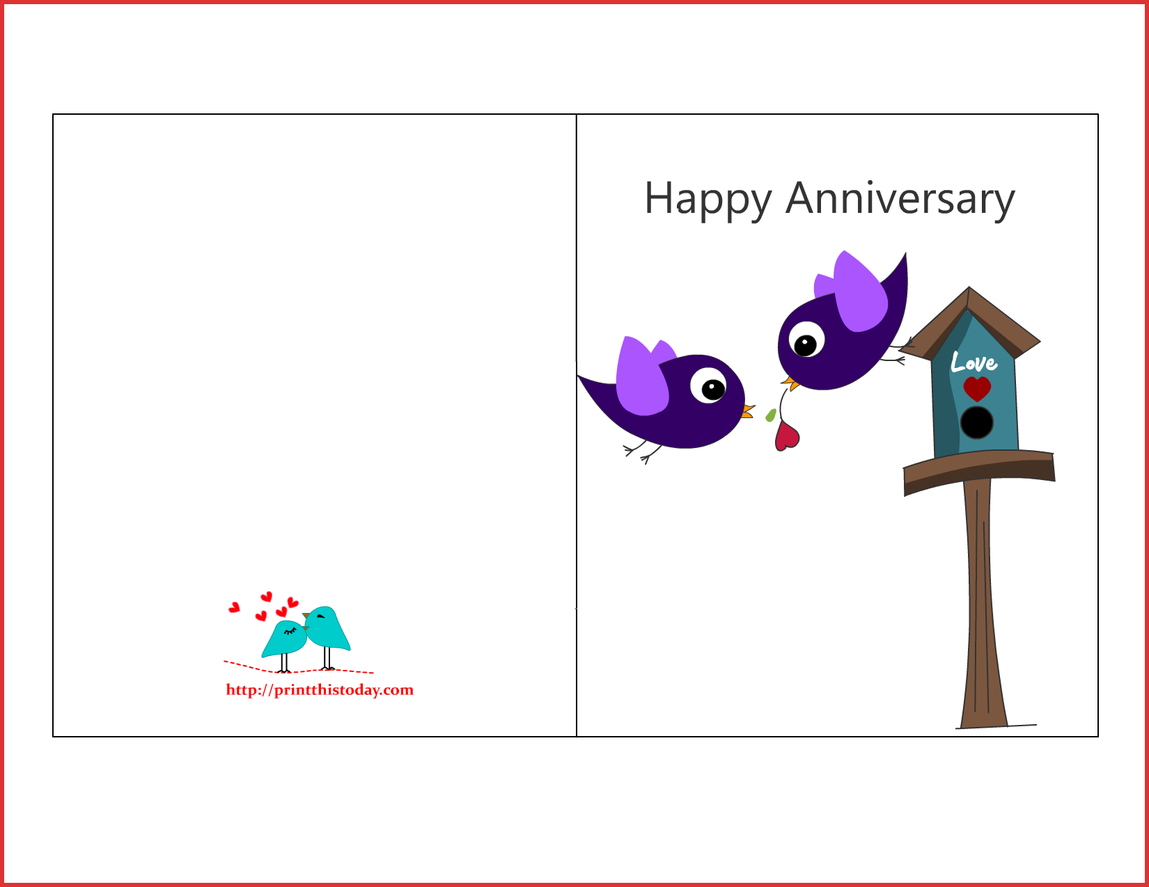 Work Anniversary Cards Printable Free