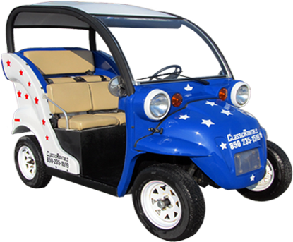 Electric Beach Car (480x369), Png Download