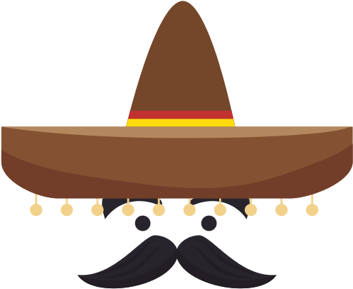 Mexican Hat Culture - Illustration (550x550), Png Download