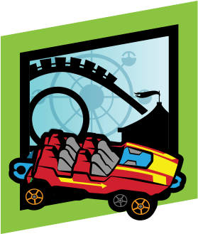 Hw Fun Park - Hot Wheels Hw Fun Park (406x330), Png Download