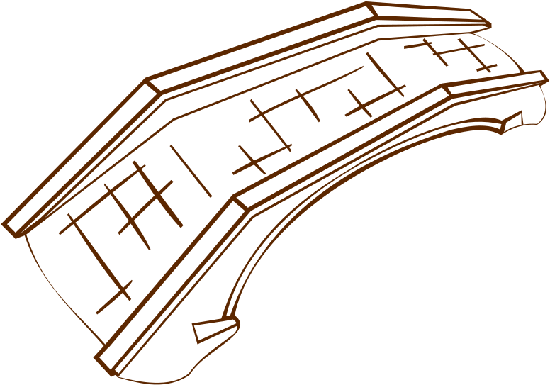 Stone Bridge 4 Svg Clip Arts 600 X 419 Px (600x419), Png Download