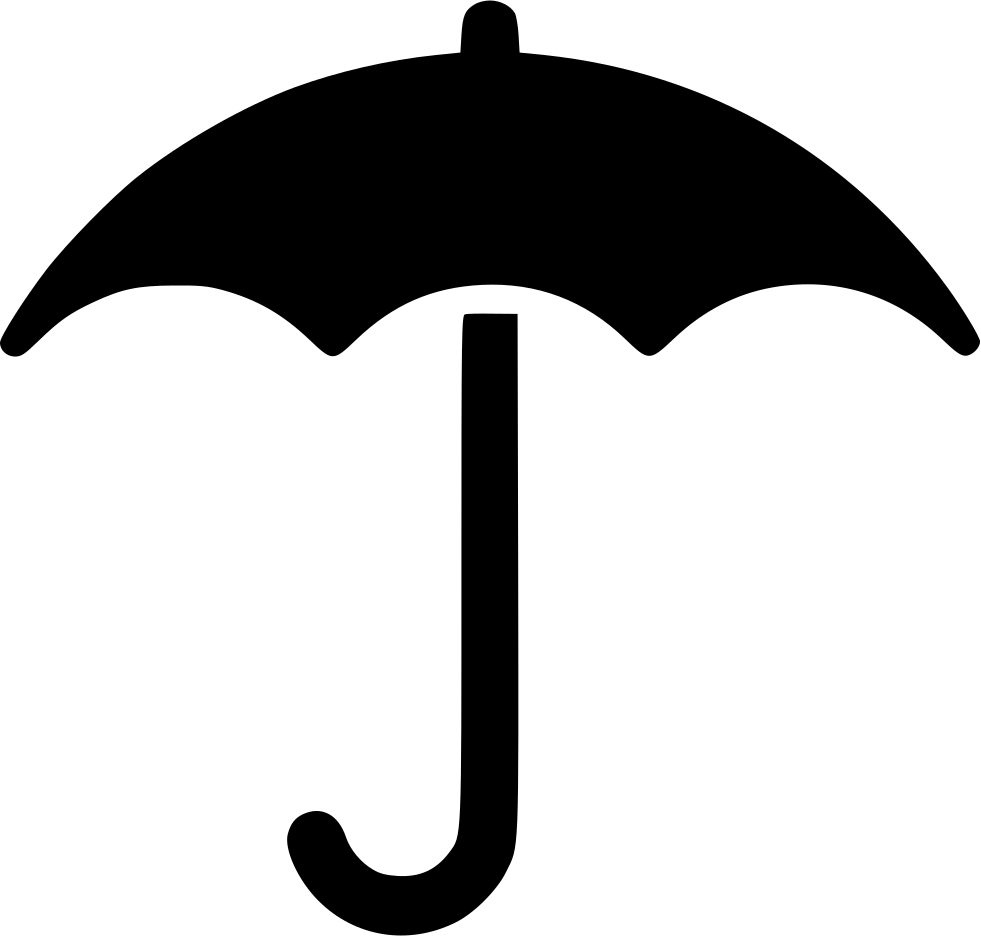 Umbrella Rain Weather Shower - Icon (981x936), Png Download