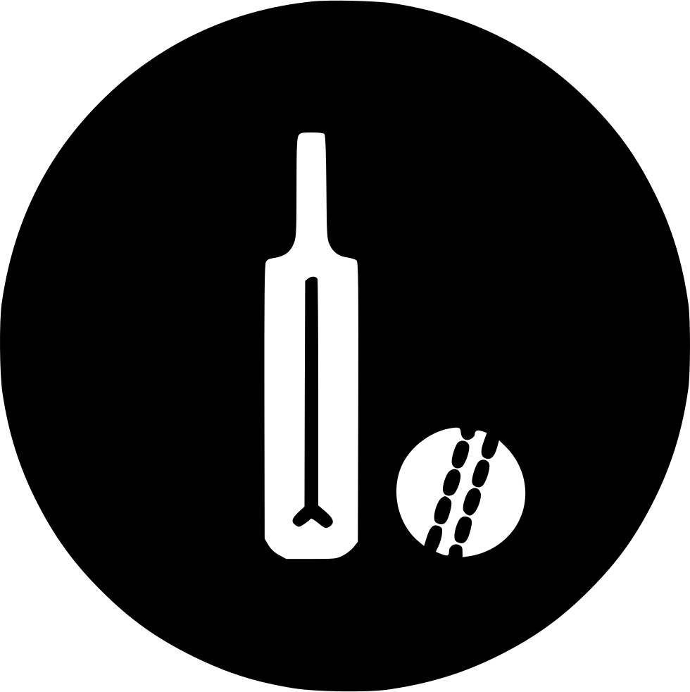 Cricket Ball Bat Equipment Batsman Comments - Circle (980x982), Png Download