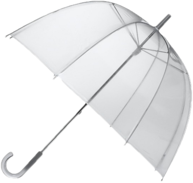 Clear-umbrella - Wholesale Clear Umbrellas (400x385), Png Download