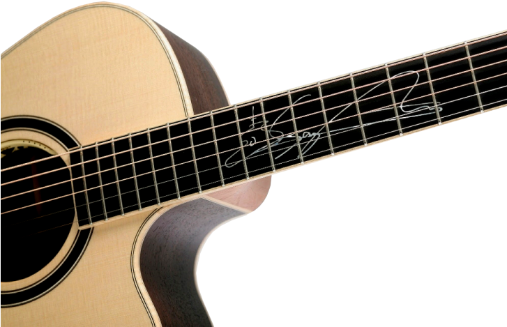 Sungha Jung Guitar Signature (726x1000), Png Download