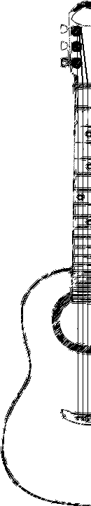 Guitar (180x720), Png Download