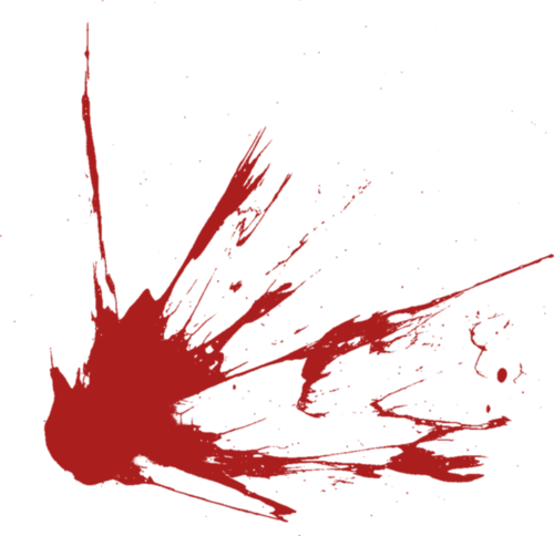 Bloody Heathens - Blood Spot Png Transparent (500x484), Png Download
