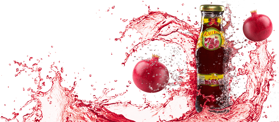 Pomegranate Fruit Drink - Pomegranate Juice Png (960x413), Png Download