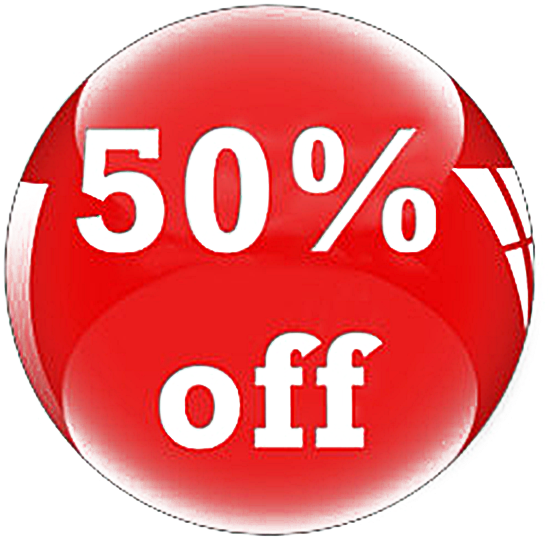 50 Off Png Pic Background - 20% Off Sticker (713x713), Png Download