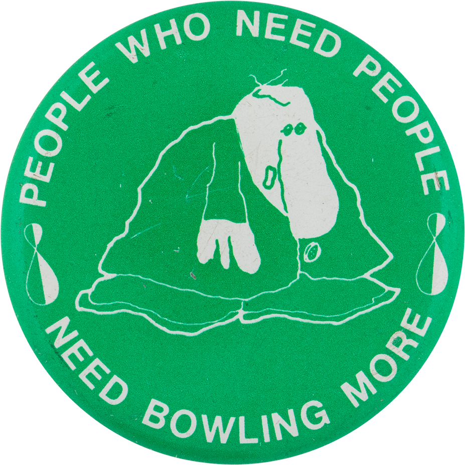Need Bowling More Sports Button Museum - Emblem (1000x1000), Png Download