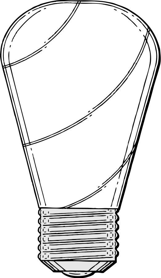 Light Bulb Png Clip Arts (348x600), Png Download