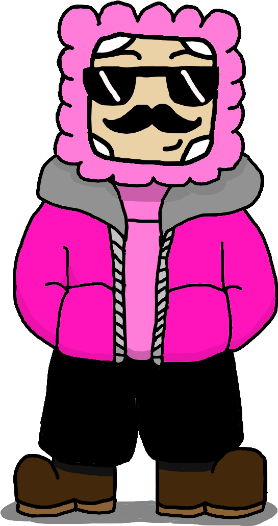 Image Differentopic Pinksheep By (590x1060), Png Download