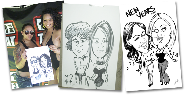 Live-caricature - Caricature (722x399), Png Download