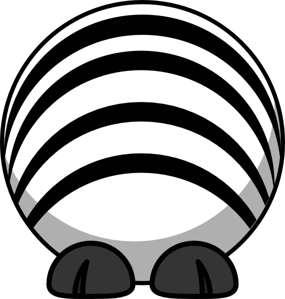 Download Caricature Bodies Without Heads Png - Cartoon Zebra PNG Image with  No Background 