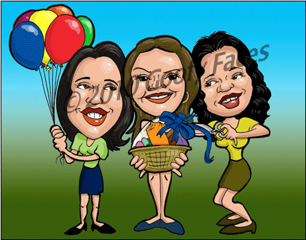 Caricature Prints - Cartoon (446x446), Png Download