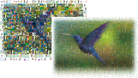 This Box Lets You Specify To What Extent To Blend The - Hummingbird (528x300), Png Download