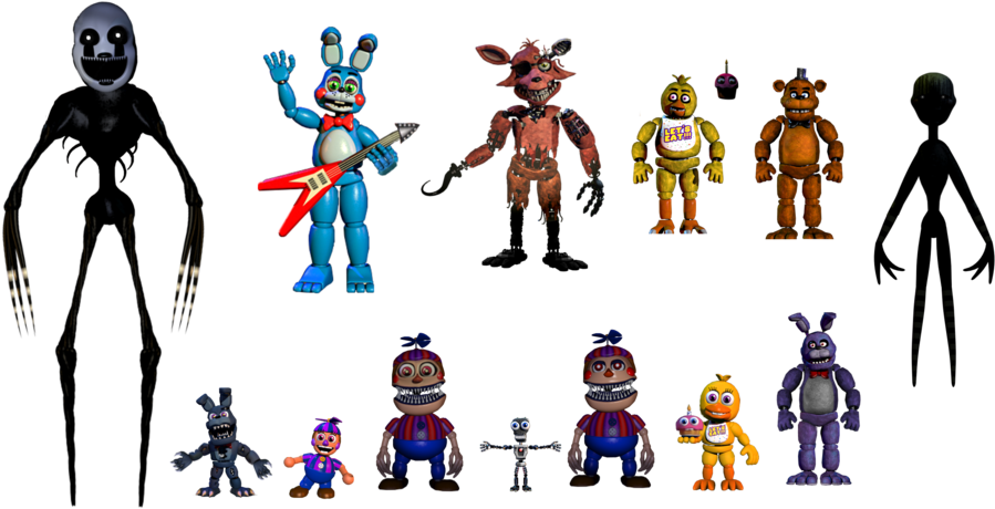 Clipart At Getdrawings Com Free For Personal - Five Nights At Freddy's Cutouts 3ct (1024x474), Png Download