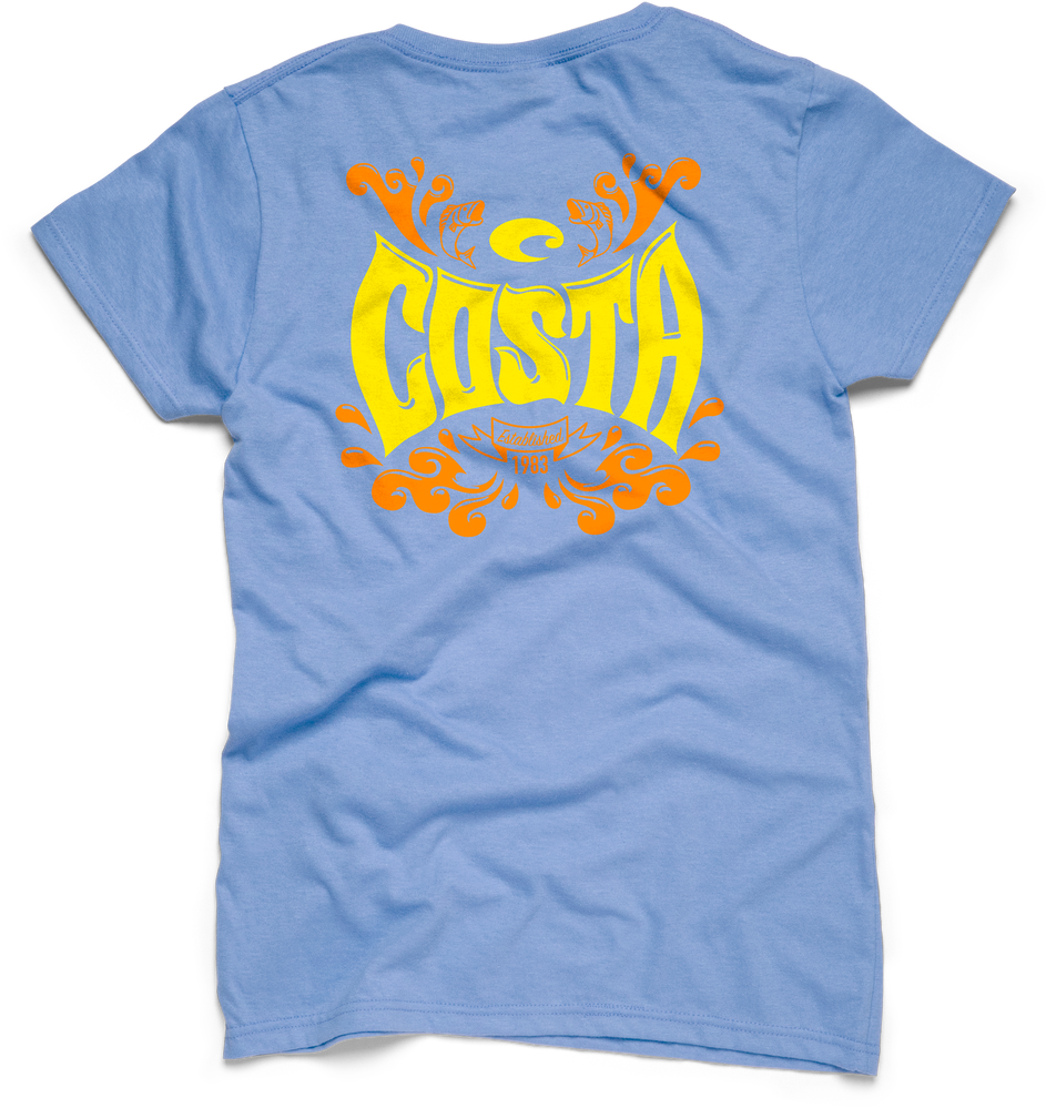 Costa Del Mar Aqua Women's Short Sleeve In Carolina (2000x1000), Png Download