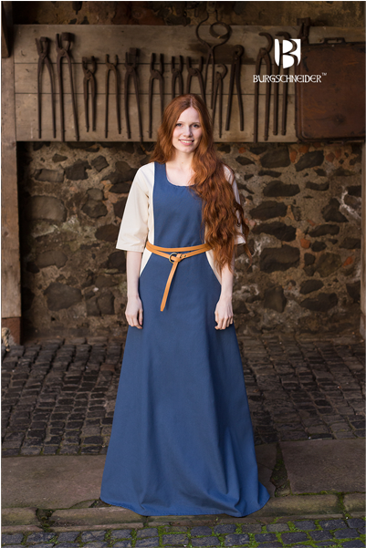Skirts, Dresses And Gowns - Mittelalter Kurzarmunterkleid Wikinger Gewand Larp (600x600), Png Download