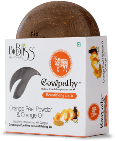 Cow Dung Pulpy Orange Soap - Cowpathy Soap (500x500), Png Download