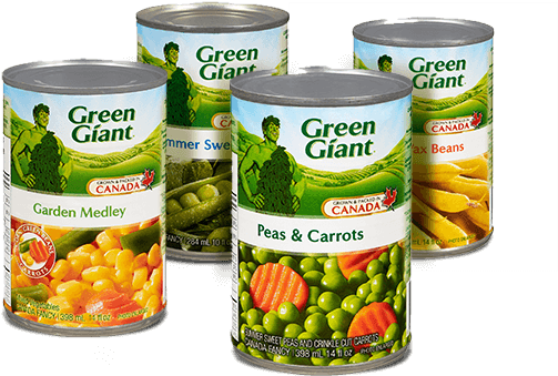 Canned Vegetables - Green Giant Canned Sweet Peas And Carrots (550x380), Png Download