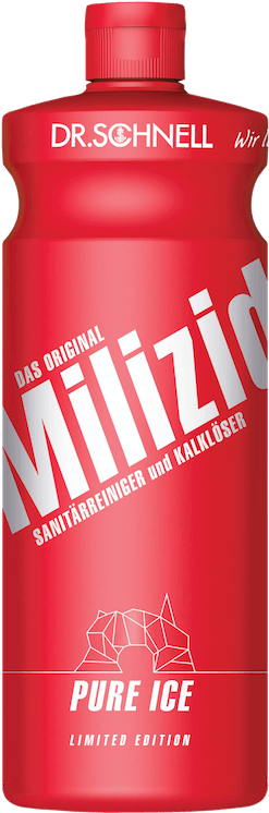 Milizid Pure Ice - Dr. Schnell Milizid Citro Sanitärreiniger 1 Liter Flasche (361x800), Png Download