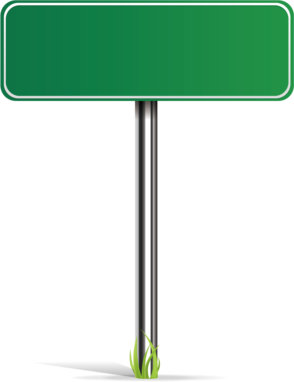 Download Vector Green Road Sign - Vector Graphics PNG Image with No  Background 
