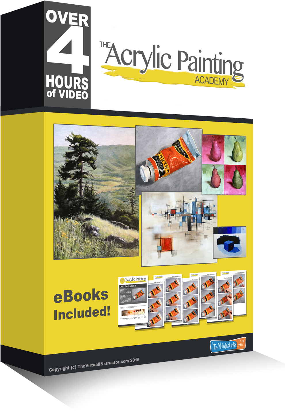 Acrylic Painting Course - Painting (1000x1435), Png Download