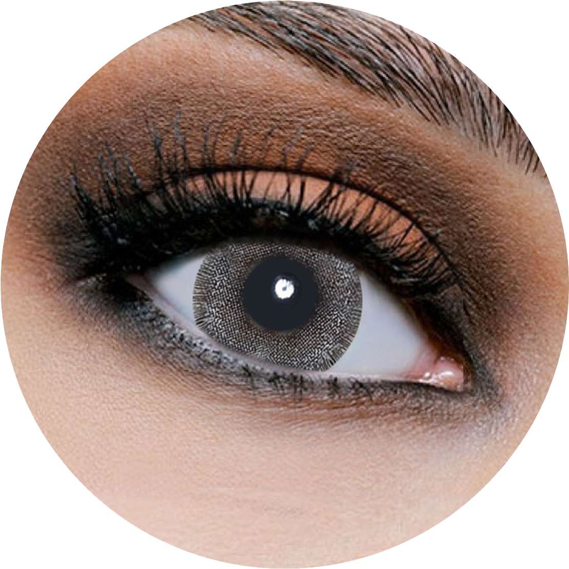 Zoom - Shades Of Grey Contact Lenses (380x380), Png Download