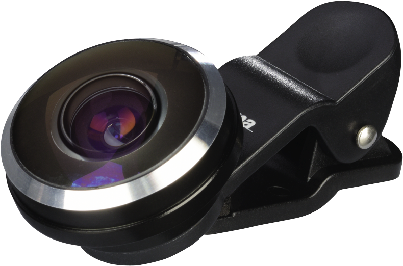 Fish Eye Lens For Smartphones And Tablets, 235°, Clip - Hama Fisheye-objektiv Für Smartphones Und Tablets 235 (1100x1100), Png Download