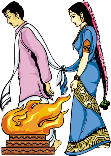 Life Is A Celebration - Wedding Clip Arts Colour (357x500), Png Download