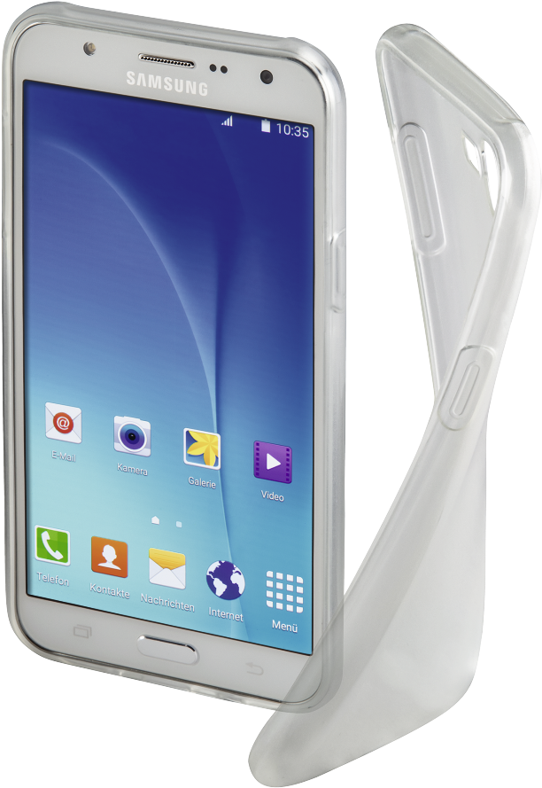 "crystal" Cover For Samsung Galaxy J7, Transparent - Hama Casing Crystal Samsung J7 Transparent (1100x1100), Png Download