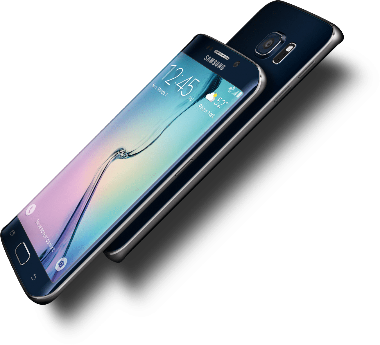 Here Are The New Samsung Galaxy S6 & Galaxy S6 Edge - Celulares Samsung S6 Edge Precio (1308x1188), Png Download