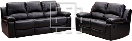 Leather Sofa Set - Reflections Of A Survivor: An Anthology Arranged (450x450), Png Download