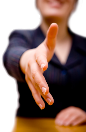 Welcome - Free Images Of Nurses Shaking Hands (300x459), Png Download