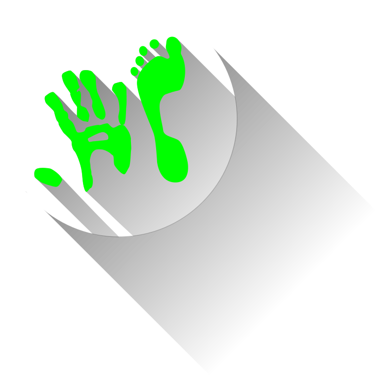 Welcome To Hands And Feet Media's Website Have A Look - Graphic Design (768x769), Png Download