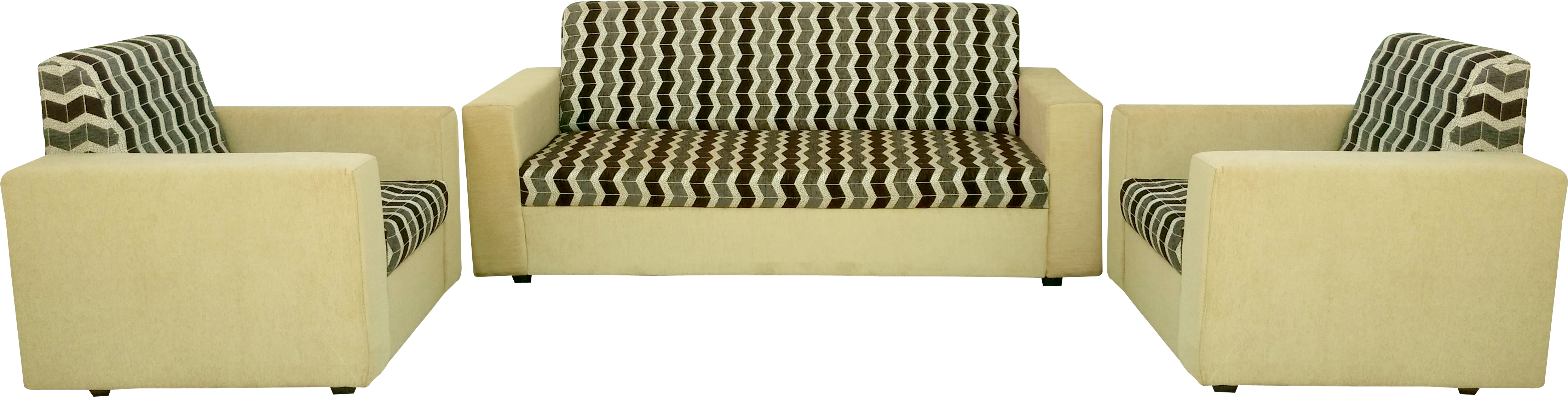 Sofa Set 3 1 1 Rise - Olive Furniture (4608x3456), Png Download