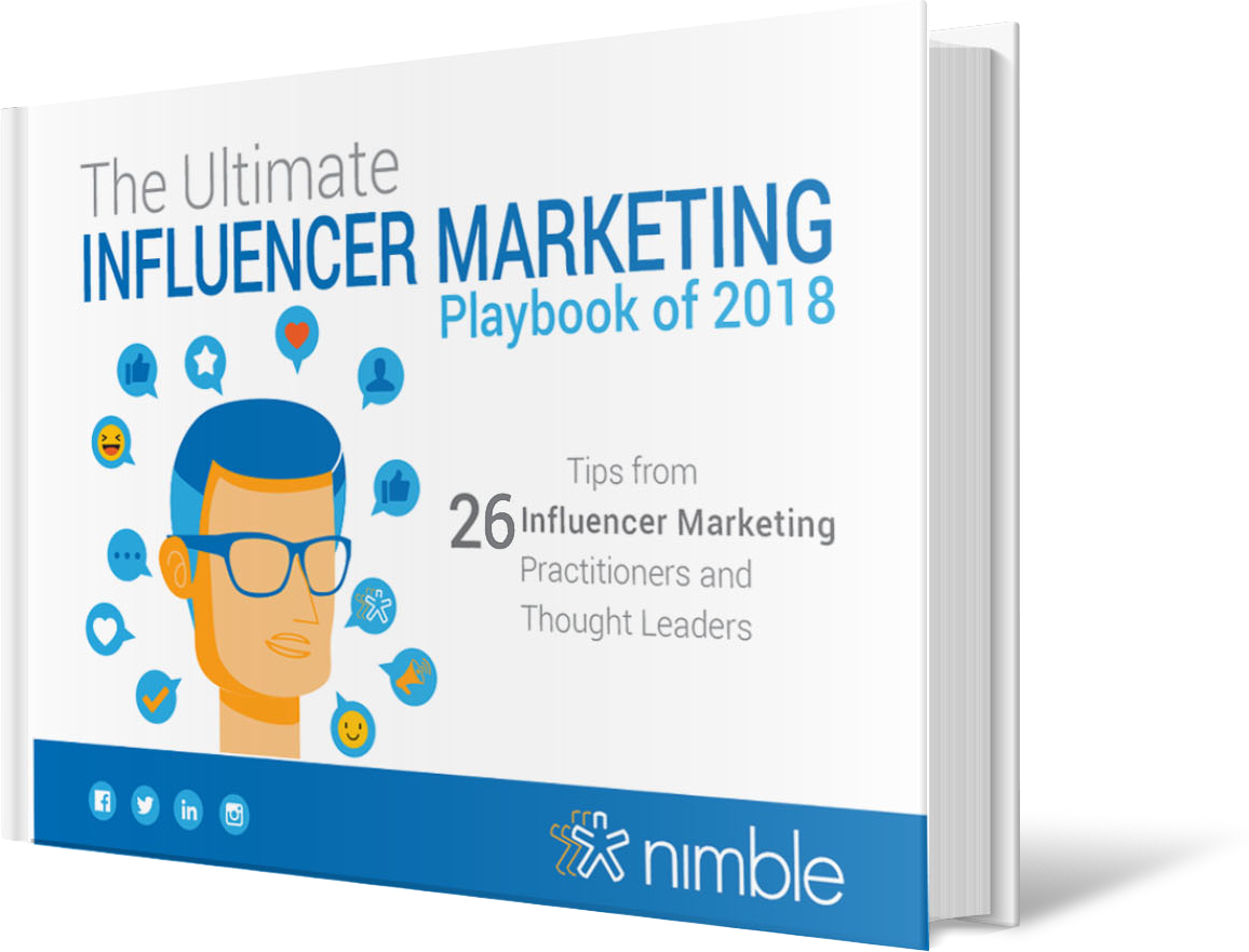 Influence Marketing Playbook - Nimble (1156x881), Png Download