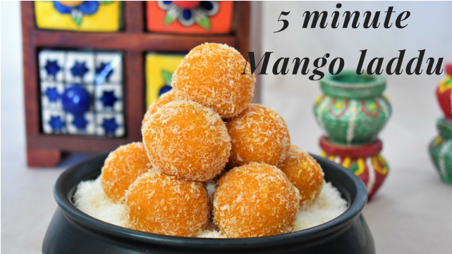 Food Connection सिर्फ 5 मिनट में 5 चीजों से बनाये आम - Modhak Laddu (640x480), Png Download