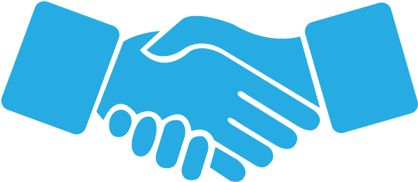 Wellness - Professionals Hand Shake Logo (675x375), Png Download