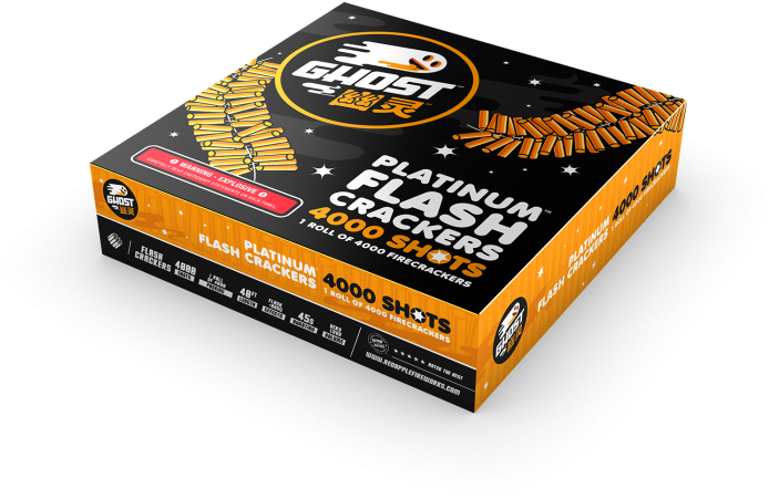 4000 Shots Platinum Flash Crackers - Platinum (700x539), Png Download